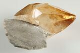 Gemmy, Twinned Calcite Crystal - Elmwood Mine #191751-3